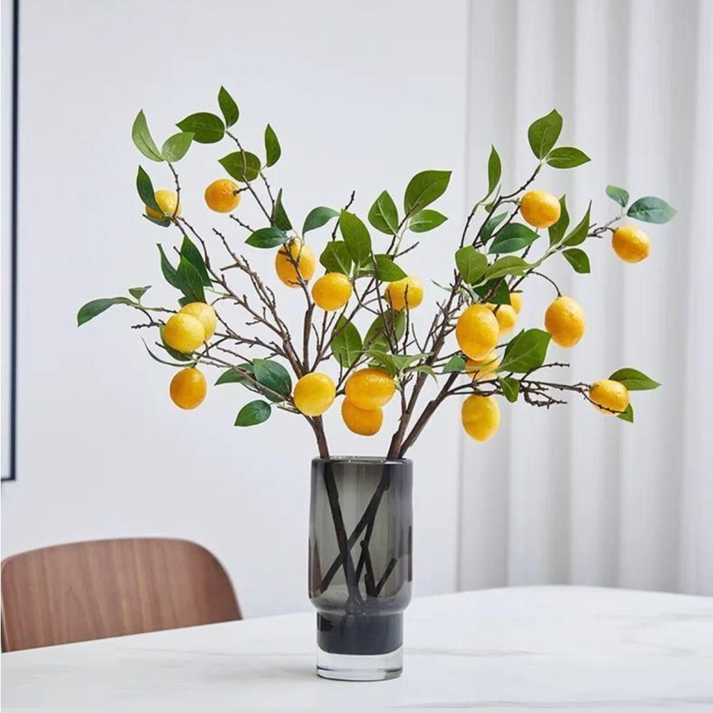 NWT 3x Lemon and Greenery stems